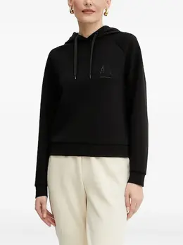 Armani Exchange: Чёрная толстовка 