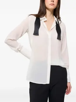 Elisabetta Franchi: Рубашка с бантом 
