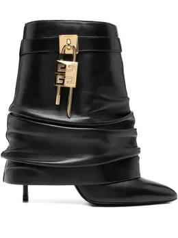 Givenchy: Чёрные ботинки  Lock