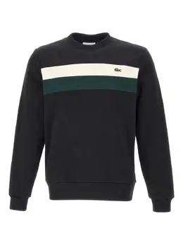 Lacoste: Чёрный свитшот 