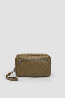 Bottega Veneta: Сумка цвета хаки 