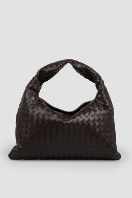 Bottega Veneta: Тёмная сумка 