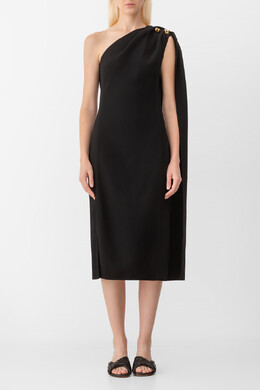 Bottega Veneta: Асимметричное платье 