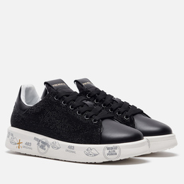 Premiata: Чёрные кроссовки  Belle