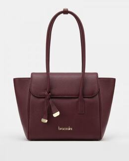 Braccialini: Бордовая сумка 
