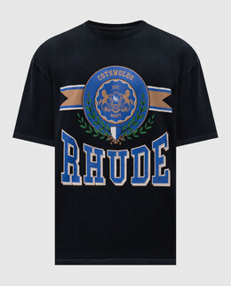 Rhude: Чёрная футболка 