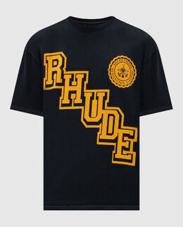 Rhude: Чёрная футболка 