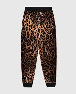Dolce&Gabbana: Брюки из велюра 