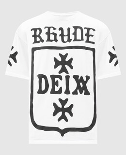Rhude: Белая футболка 