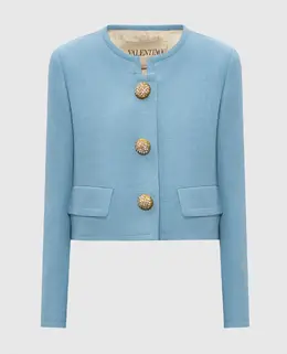 Valentino: Голубой жакет 