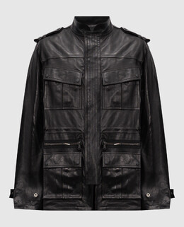 Balmain: Чорні пуховики 