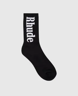 Rhude: Чёрные носки 