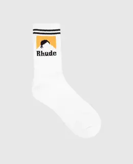 Rhude: Білі шкарпетки 