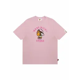A BATHING APE: Светлая футболка 