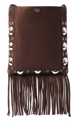 Valentino: Коричневая сумка 