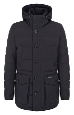 Kiton: Пуховик с капюшоном 