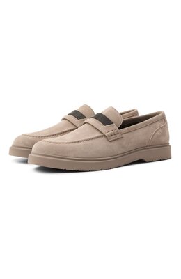 Brunello Cucinelli: Бежевые лоферы 