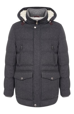 Brunello Cucinelli: Пуховик из шерсти 