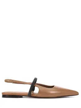 BRUNELLO CUCINELLI: Коричневые балетки 