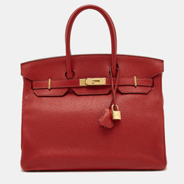 Hermes: Красная сумка  Birkin 35