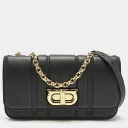Salvatore Ferragamo: Чёрная сумка  Gancini
