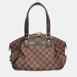 Louis Vuitton: Коричневая сумка 
