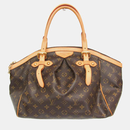 Louis Vuitton: Коричневая сумка-шоппер 