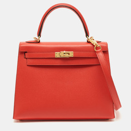 Hermes: Красная сумка  Kelly