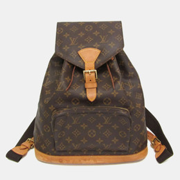 Louis Vuitton: Коричневый рюкзак 