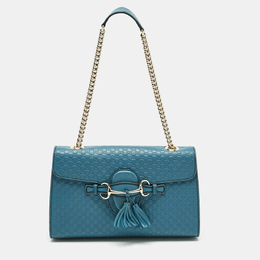 Gucci: Голубая сумка 