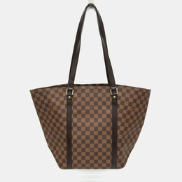 Louis Vuitton: Коричневая сумка-шоппер 