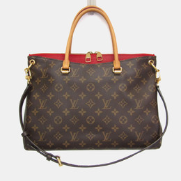 Louis Vuitton: Коричневая сумка 
