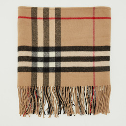 Burberry: Коричневый шарф  House Check