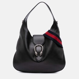 Gucci: Чёрная сумка  Dionysus