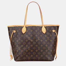 Louis Vuitton: Коричневая сумка  Neverfull MM