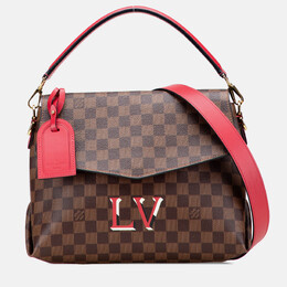 Louis Vuitton: Коричневая сумка 