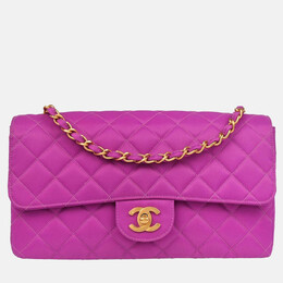 Chanel: Фиолетовая сумка 