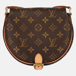 Louis Vuitton: Коричневая сумка 