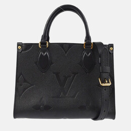 Louis Vuitton: Чёрная сумка-шоппер 