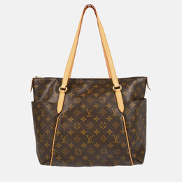 Louis Vuitton: Коричневая сумка-шоппер 