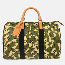 Louis Vuitton: Зелёная сумка  Speedy