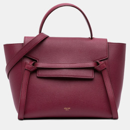 Celine: Красная поясная сумка 