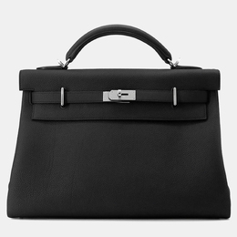 Hermes: Чёрная сумка  Kelly 42