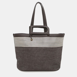Delvaux: Коричневая сумка-шоппер 