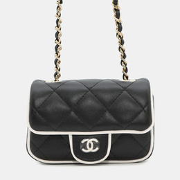 Chanel: Чёрный клатч 