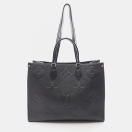 Louis Vuitton: Чёрная сумка-шоппер 