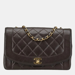 Chanel: Чёрная сумка через плечо 