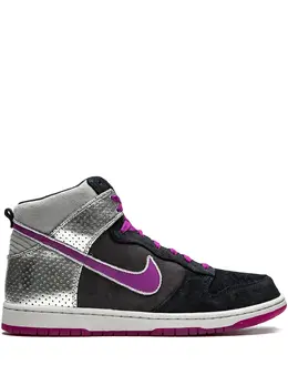 Nike: Чёрные кроссовки  Dunk High