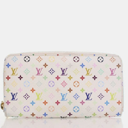Louis Vuitton: Многоцветный кошелёк  Zippy