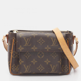 Louis Vuitton: Коричневая сумка через плечо 